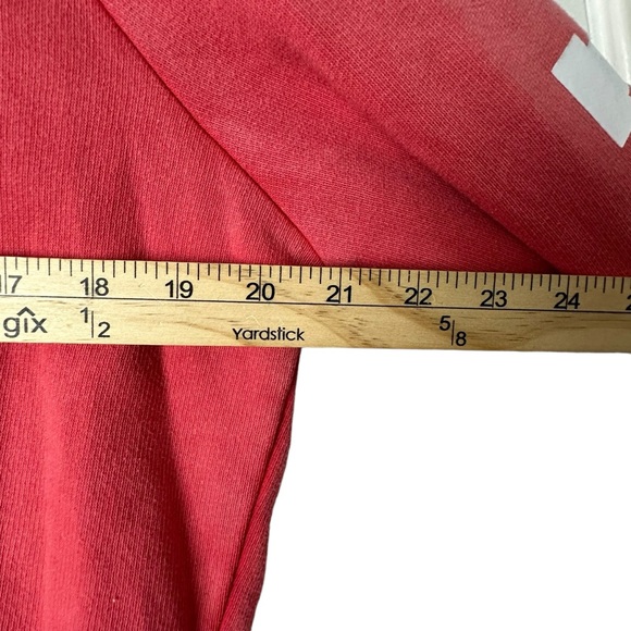 VICTORIA'S SECRET PINK PERFECT FLEECE FUNNEL NECK HOODIE LARGE VINTAGE WASH - Picture 8 of 9